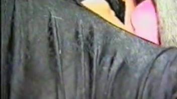 Curvy woman recorded in explicit close-ups as the dog has sex with her