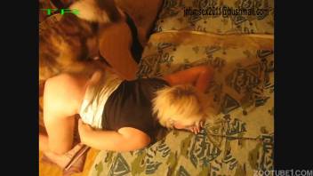 Spouse delights in complete canine length inside her small openings
