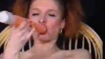 Inexperienced mature woman assists her lover in getting screwed by a sturdy dog