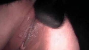 Aroused older woman banged by the canine in the steamiest private XXX