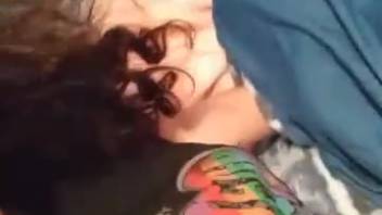 Chubby novice girl loves oral sex on her vagina and animal intercourse