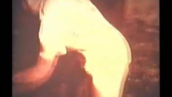 Vintage bestiality clips featuring a aroused older woman and her livestock