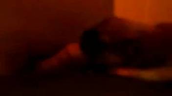 Fast and intense blowjob with a hot little vixen