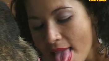 Collection of the steamiest animal sex oral performances