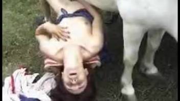 Horny rural woman bangs a well-hung white stud