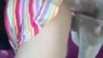 Novice recorded engaging in intercourse with a canine in intensely steamy sequences