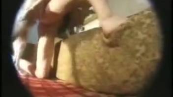 Sexy mature woman records herself getting pounded in the vagina and swallowing dog semen